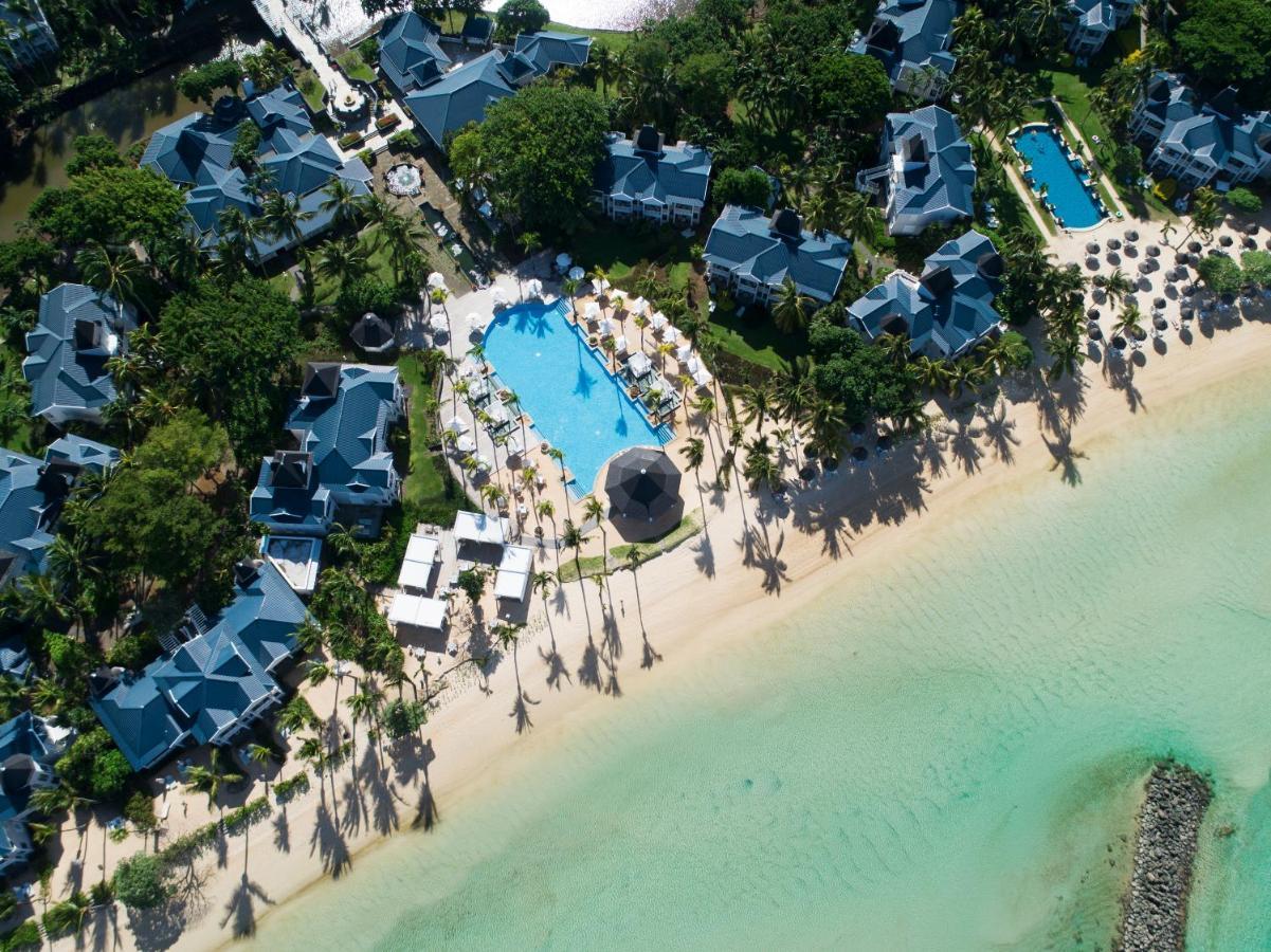 Heritage Le Telfair Golf & Wellness Resort Bel Ombre Kültér fotó Aerial view of the resort
