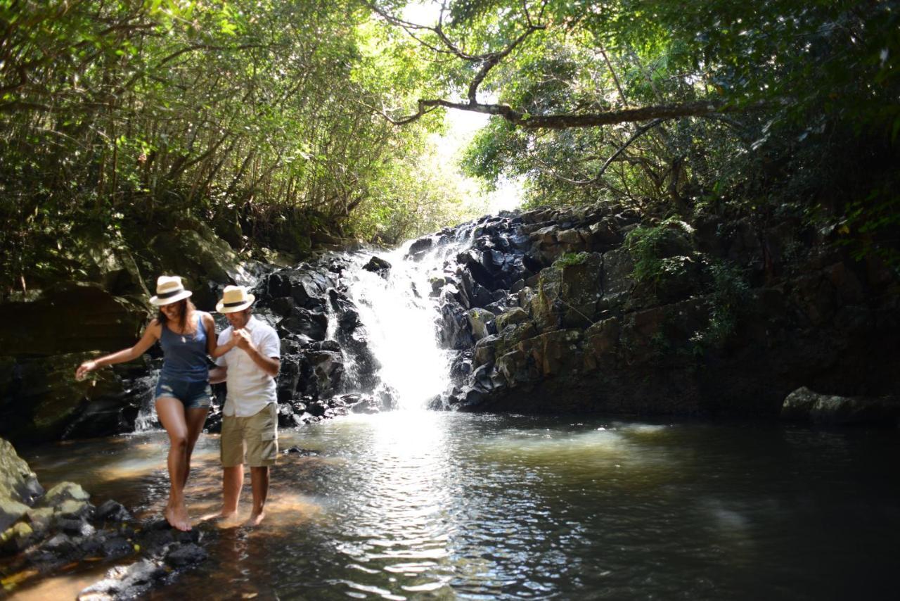 Heritage Le Telfair Golf & Wellness Resort Bel Ombre Kültér fotó Waterfall in the park