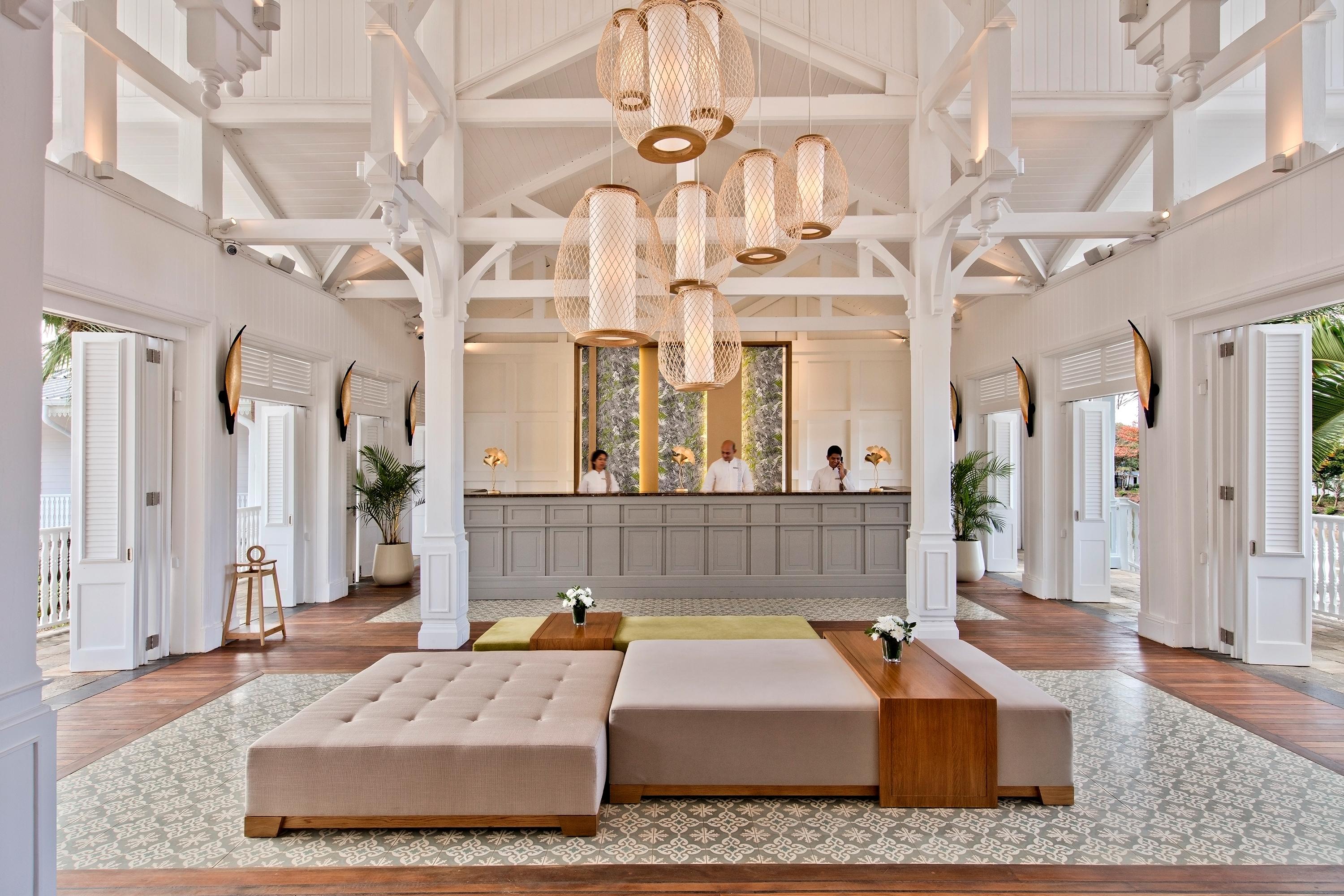 Heritage Le Telfair Golf & Wellness Resort Bel Ombre Kültér fotó The lobby of the hotel